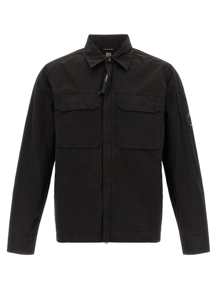 C.P. Company Lens Shirt and Blouse - Black | 79d82748d3718b9382fa6451c24db676f49e2b73