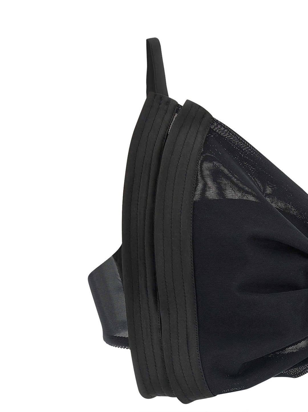 Elisabetta Franchi Satin Bra And Tulle INTIMO - Black | 5845f5007c67921444a73300e2f6fa5e3d7de469
