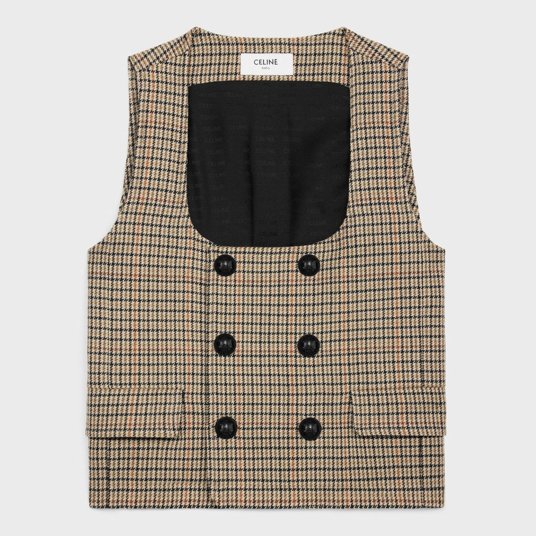 Celine Vests - White | 4d6750960350cf036afacb8fe95cc0c023219b74