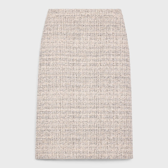 Pencil Skirt In Cotton Natté