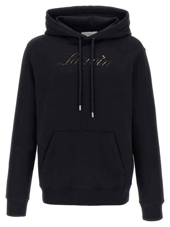 Logo Hoodie Sweatshirt Black