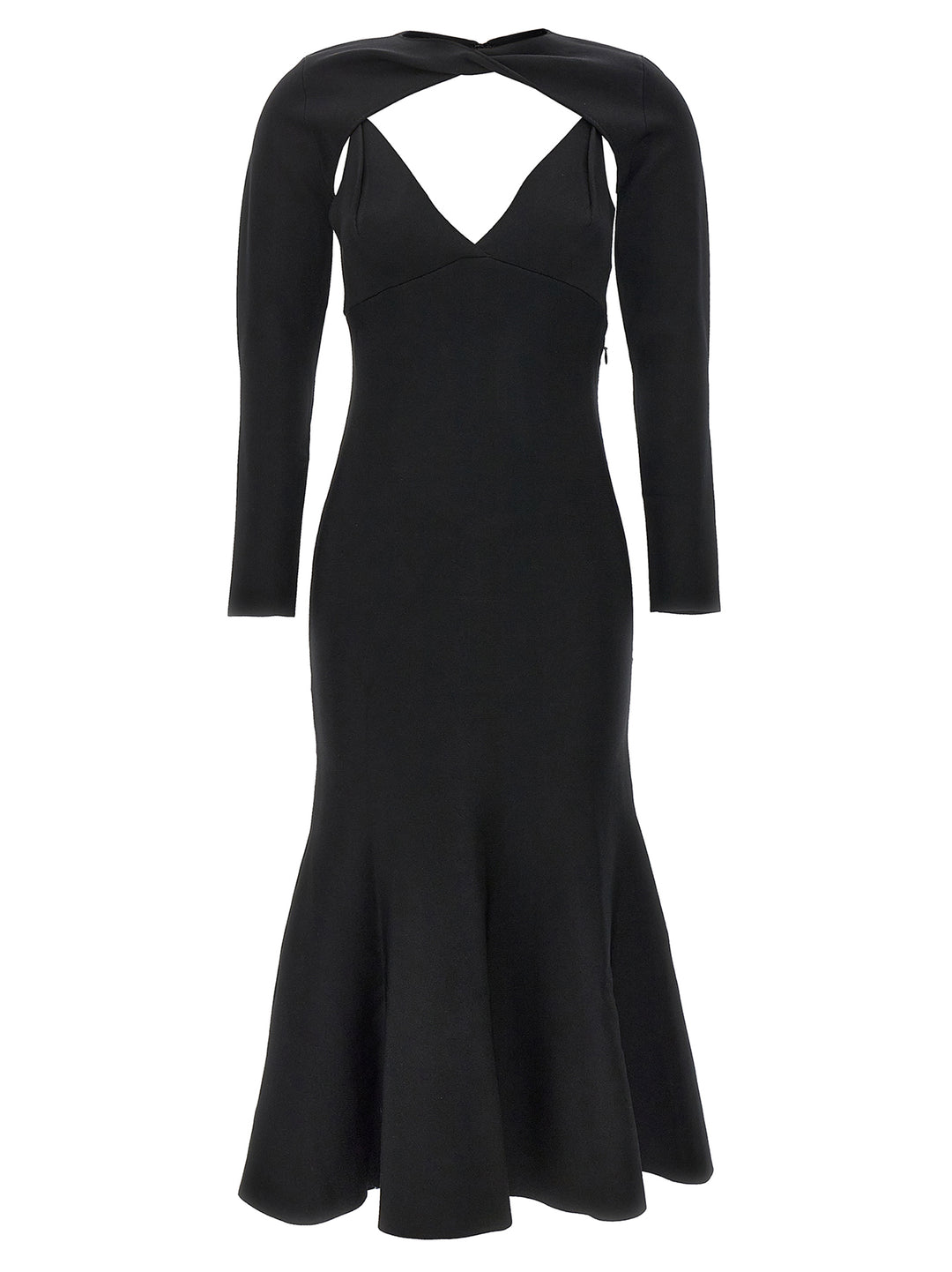 Roland Mouret Stretch Knit Midi Dress Dresses - Black | c501f0b14fea78138506e0744cf2644311d99cdc