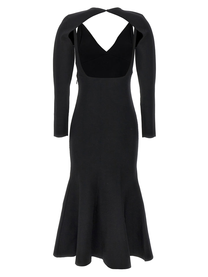 Roland Mouret Stretch Knit Midi Dress Dresses - Black | 7f3e20ba12abb9f815ba2bdbcc17a312d5881a95