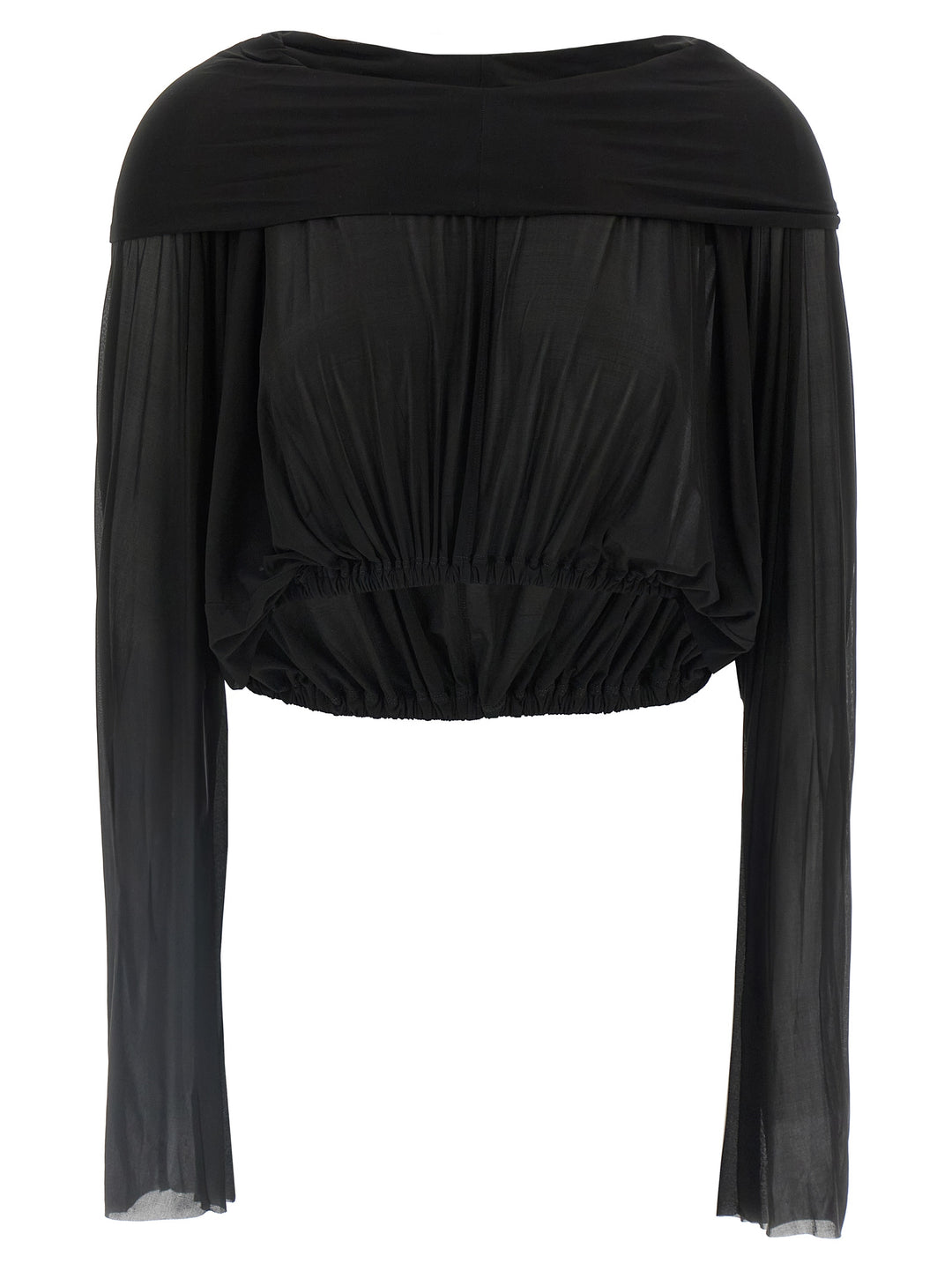 Rick Owens Crooped Hooded Tunic Sweaters and Cardigans - Black | aee526aed8d95d1e6432e6a4014789f8c985454a