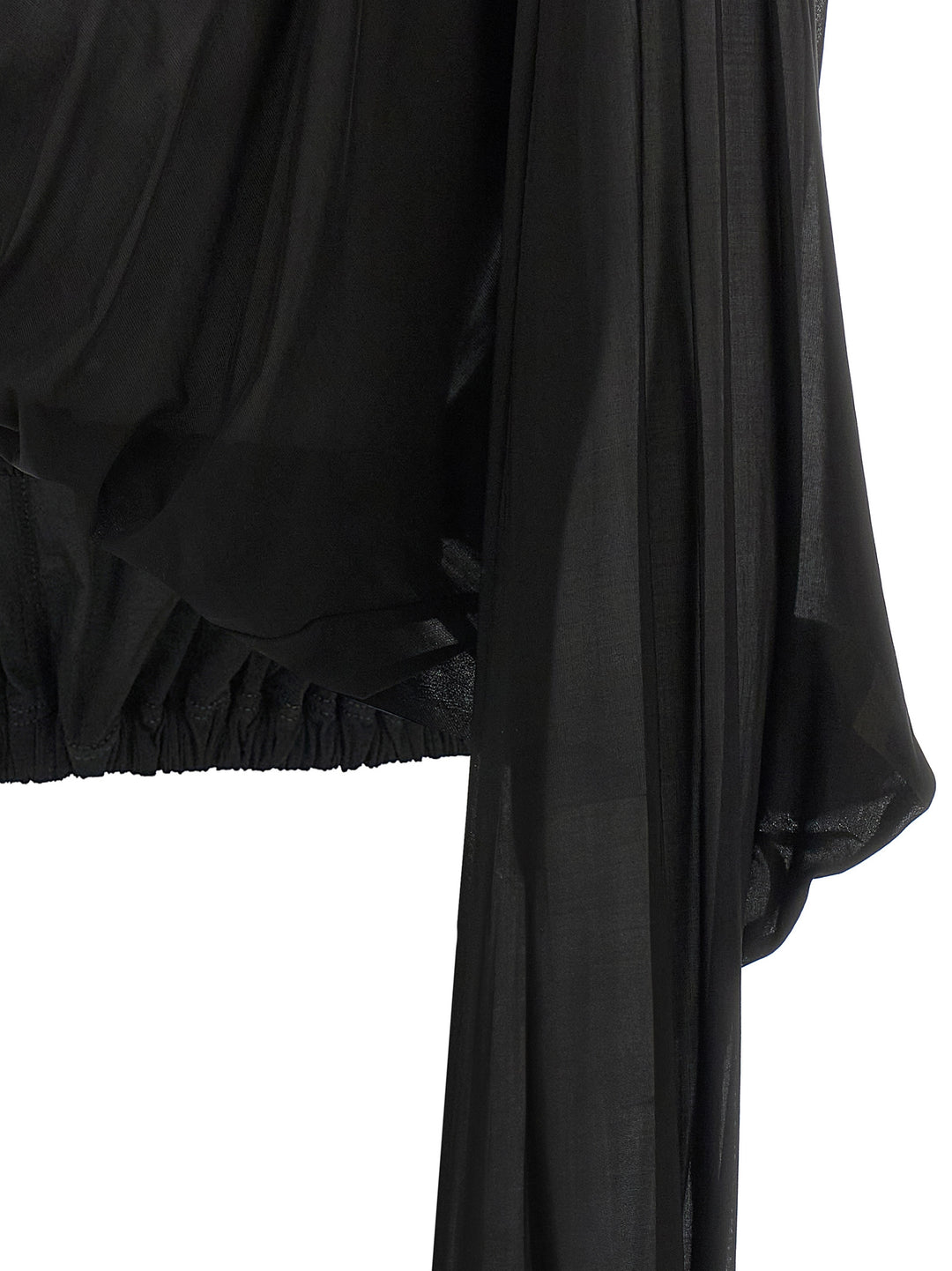 Rick Owens Crooped Hooded Tunic Sweaters and Cardigans - Black | 546143cc7e98c73c50277f558d4fd8c907eae913