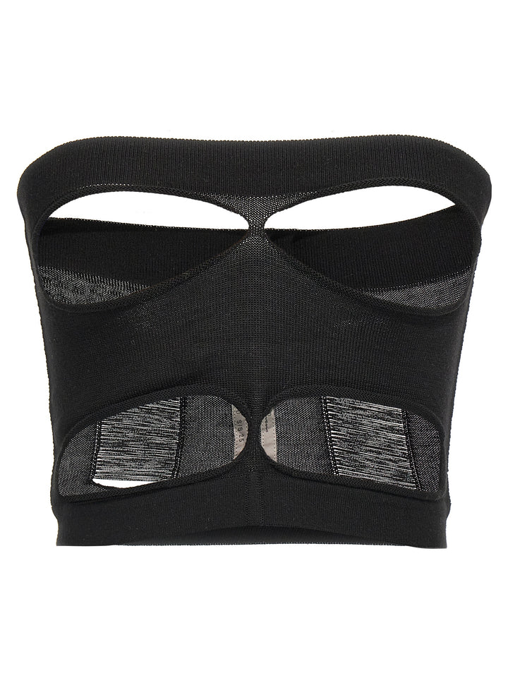 Rick Owens Tanja Bandeau Tops - Black | bf34dc2363f6fa85ed9e834ec59ca270d9167307