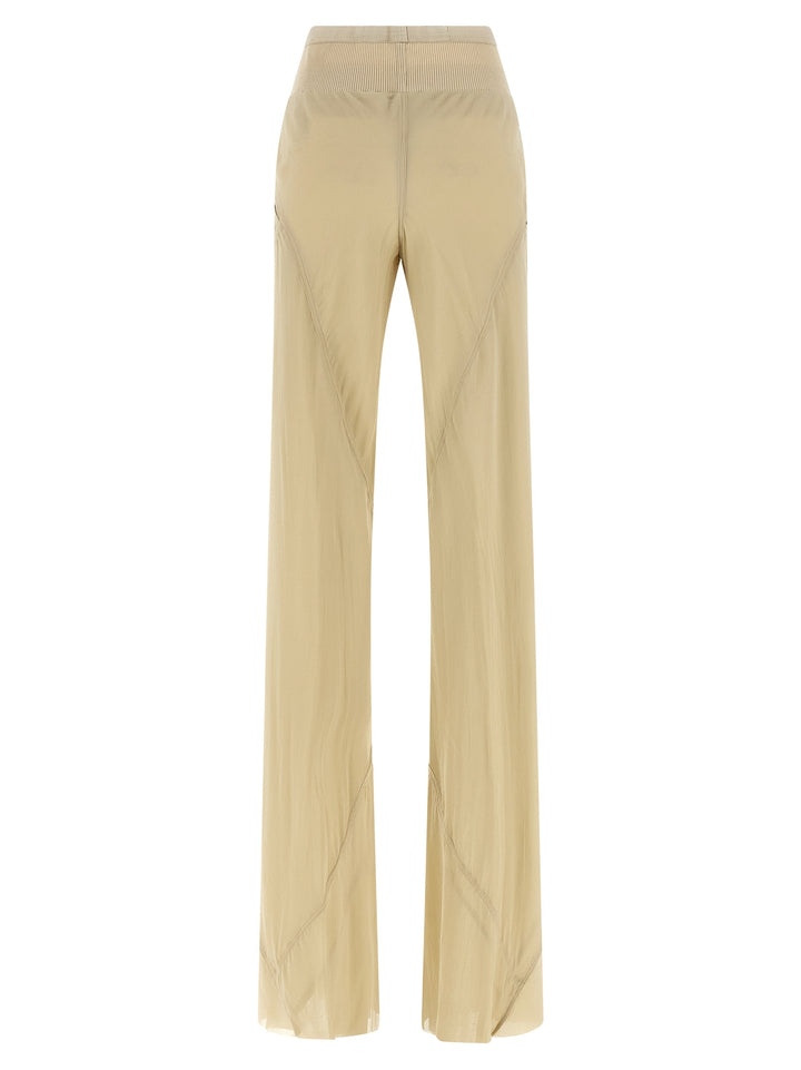 Rick Owens Bias Pants - Beige | 506edfad68df917c5508282a1d0cf9653961172f
