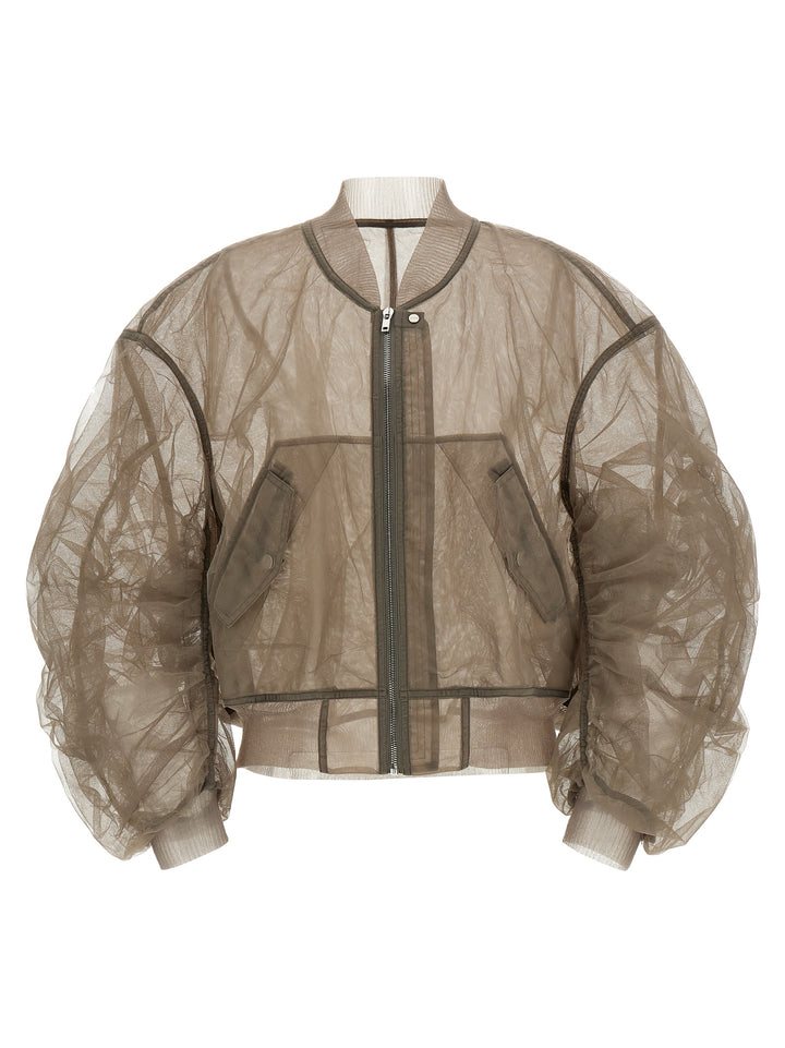 Rick Owens Secchia Flight Puffer Jackets - Gray | 6e332433643655341a3779baf3c065ba3dec08f3