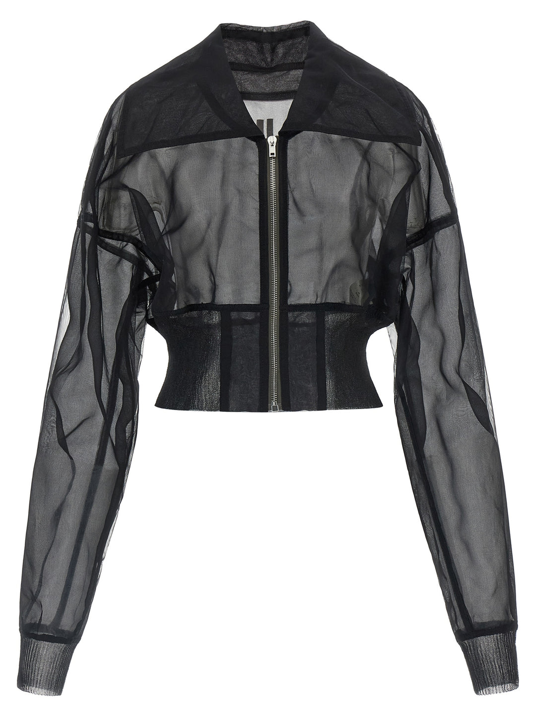 Rick Owens Dracucollar Cropped Puffer Jackets - Black | fd0404c8149fb25939585547d65c2aecc670af23