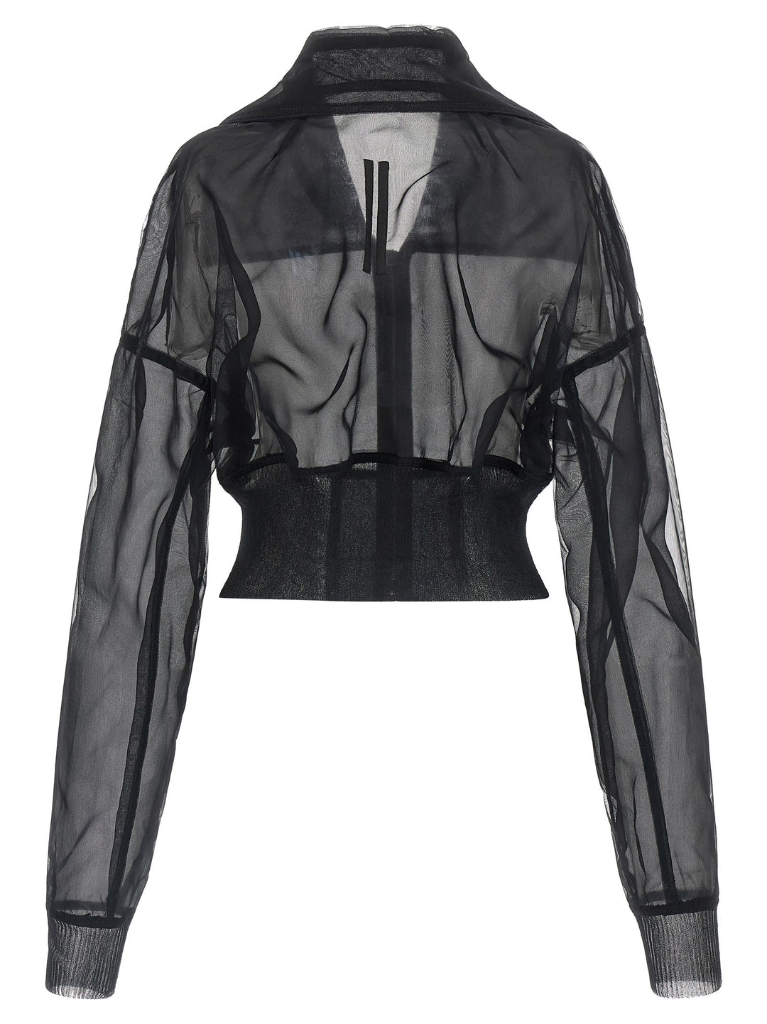 Rick Owens Dracucollar Cropped Puffer Jackets - Black | 869f88ec5dfeff1451e9ca6d59c5d0e4ee32fedd