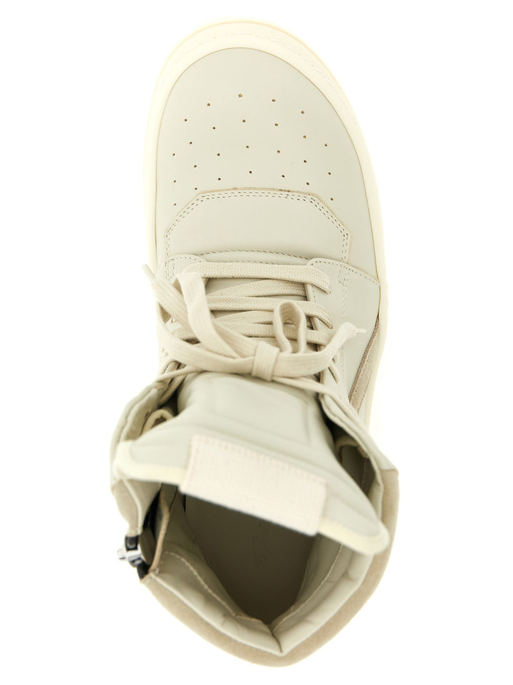 Rick Owens Geobasket Sneakers - Beige | 79e5dddfa5ba229388f3d08b21d4178025043422