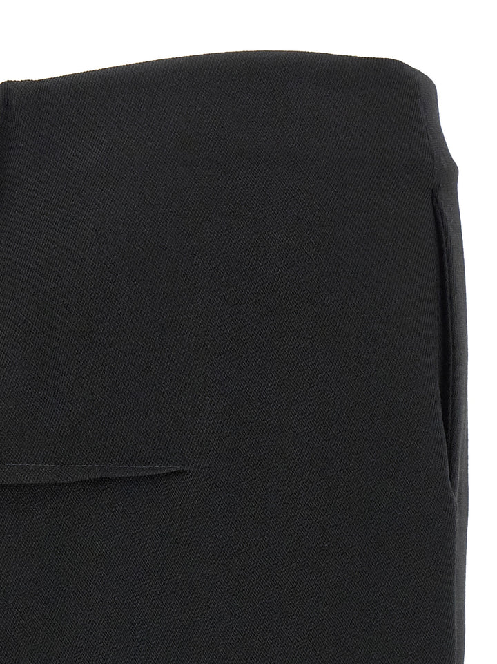 Rick Owens Sliced Skirts - Black | c5a2390933cf3314c1a2db960ba64cfa80a7a4fd