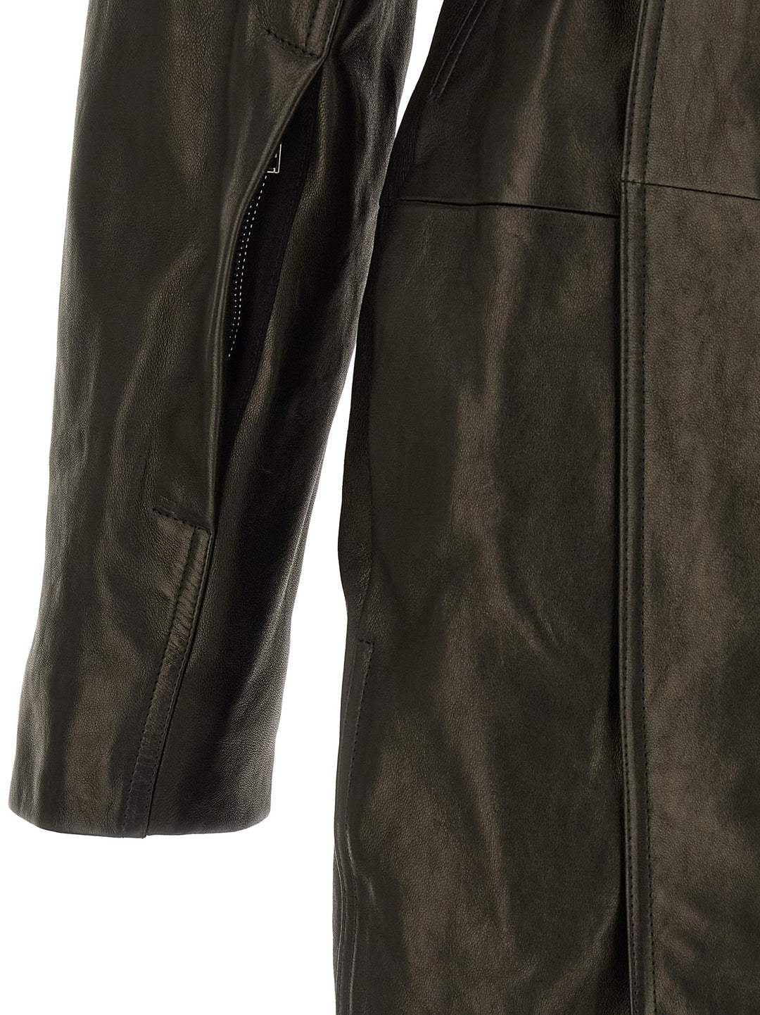 Rick Owens Dracucollar Belted Coats and Trench Coats - Black | 5dcbf375aac090342586f0478679721ea24381e7