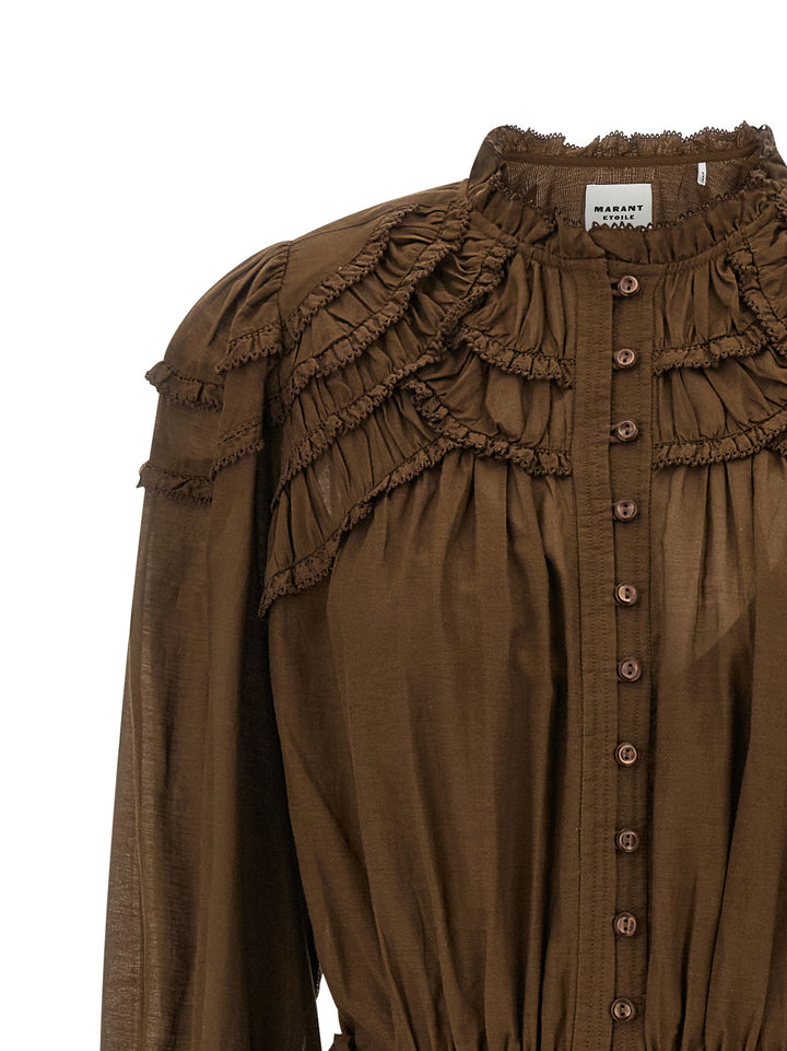 Marant Etoile Charissa Dresses - Green | 15019958a9c132bd799f8df7cd14a7e5f9d7bdd6