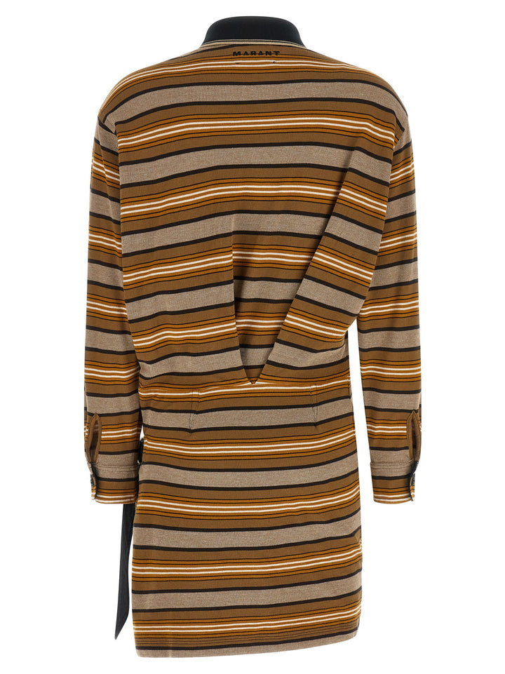 Marant Etoile Isea Dresses - Beige | b4c2f200e49eb214e17d3ee8a58ef586239f7704