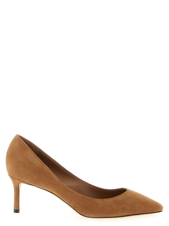 Jimmy Choo Romy 60 Pumps - Brown | 80ef424d4b1c3189444638f195ab71dea0ba397f