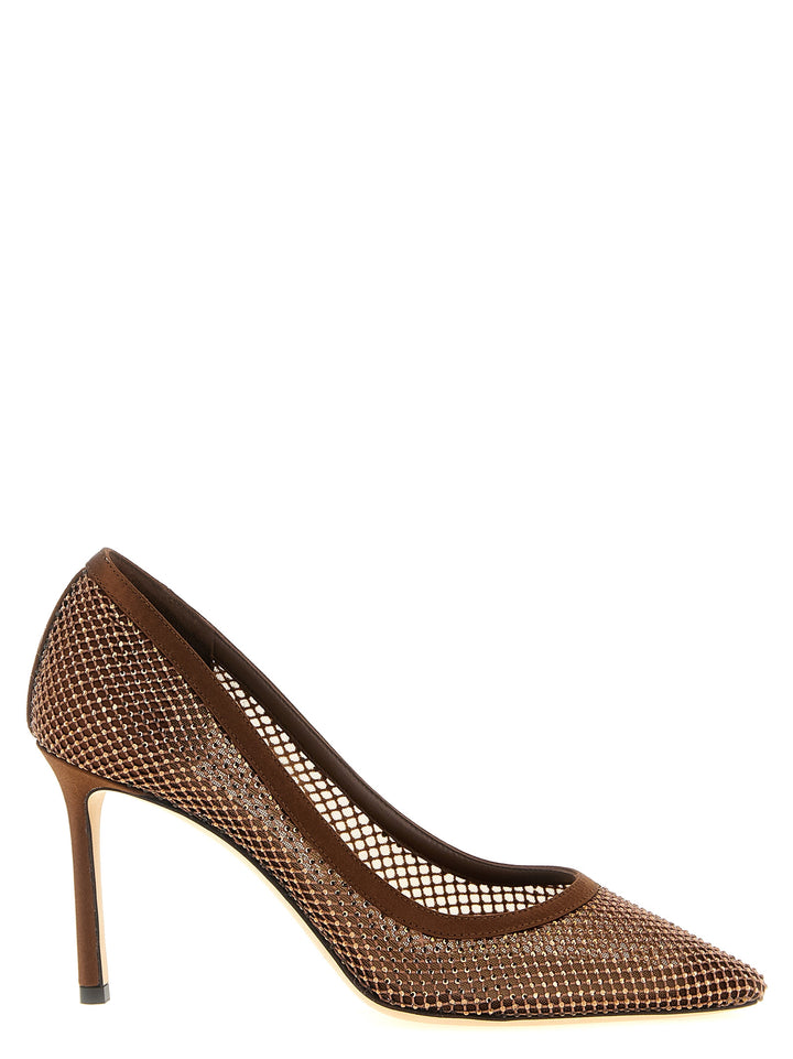 Jimmy Choo Romy Pumps - Brown | b7e6cf2c6623a390ab4e9aaba26137e686465fe8