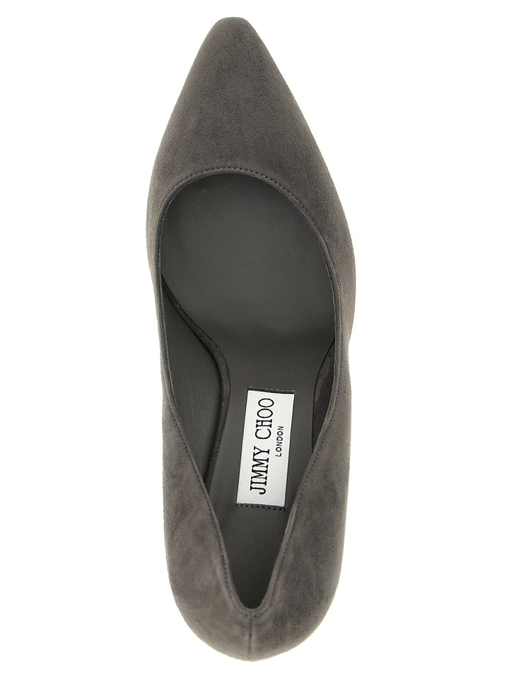 Jimmy Choo Romy Pumps - Gray | 6679b343892f25c61a3f1cc87daaf3061993a999