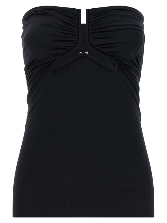 Alannah Prong Bustier Tops Black
