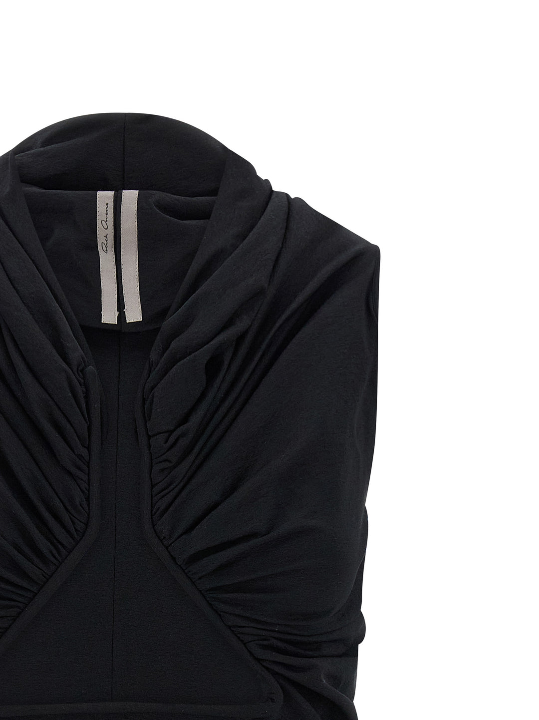 Rick Owens Jersey Ss Prong Tops - Black | 7b145390fdb732c315296fe8856428cf55caeb40