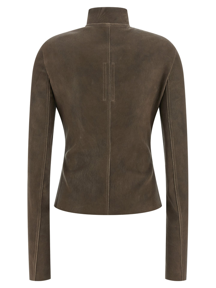 Rick Owens Gary Puffer Jackets - Brown | c14359892d9a5d595075f7d75c349a22eb1a53d9