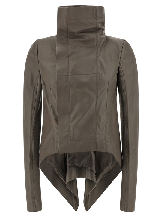 Naska Biker Puffer Jackets Gray