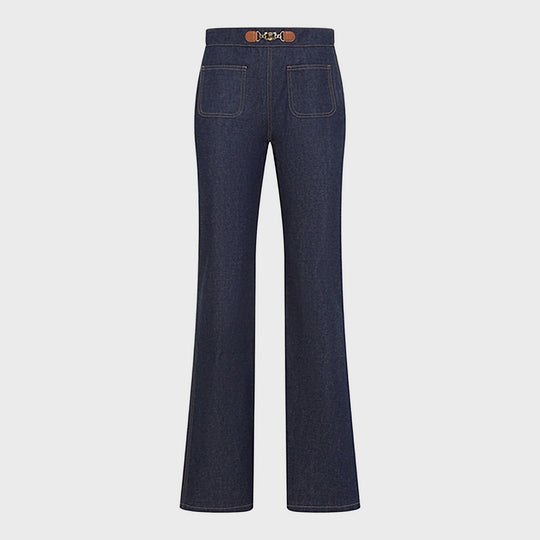 Dark Blue Denim Jeans