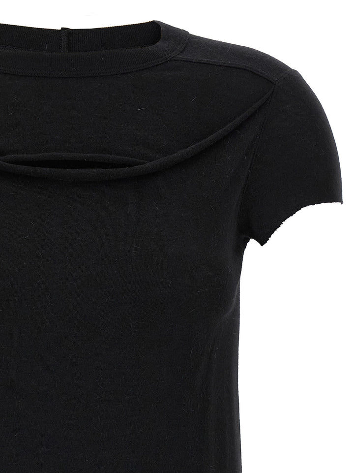 Rick Owens Cropped Level T T-shirt - Black | f2a42d79315dfb7c9c582ff043b9b5bc52761b76