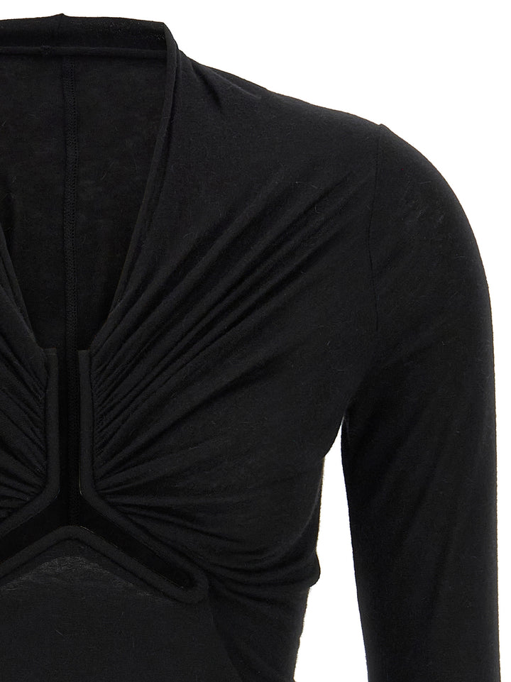 Rick Owens Allanah Ls T Sweaters and Cardigans - Black | 3654bbce10b2fac9f631550ef1bfd55a00f3d08e