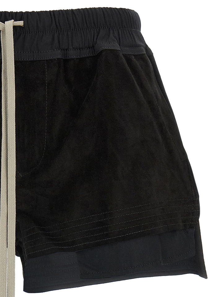 Rick Owens Fog Boxers Bermuda and Short - Black | e5d21911137a21dc8ac78f242c421ffbb467f18f