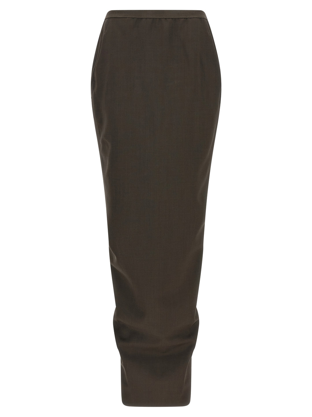 Rick Owens Soft Pillar Long Skirts - Gray | 011c66ac6b32b7ed3c88368a730763228eabcfba