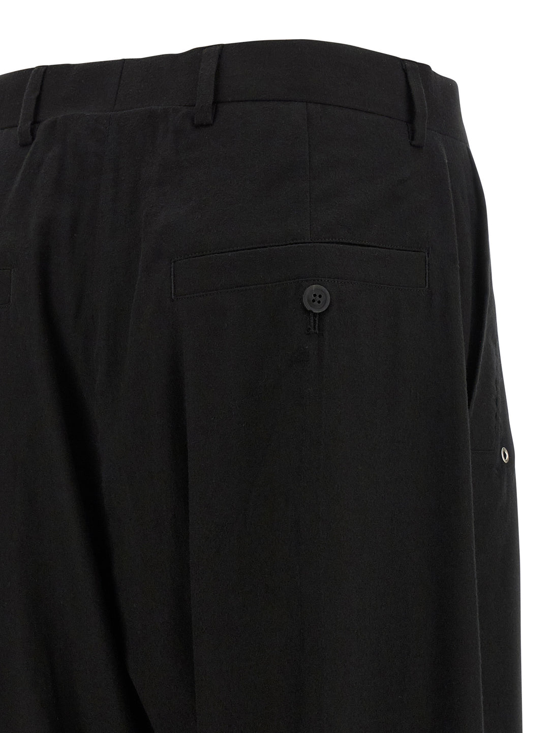 Rick Owens Tailored Wide Belas Pants - Black | 625e72d38dc4f4e214ae161b309037d8300a05bb