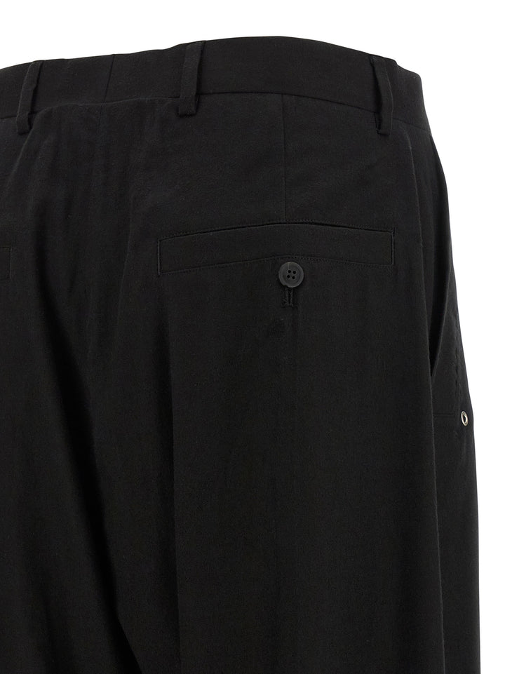 Rick Owens Tailored Wide Belas Pants - Black | 625e72d38dc4f4e214ae161b309037d8300a05bb