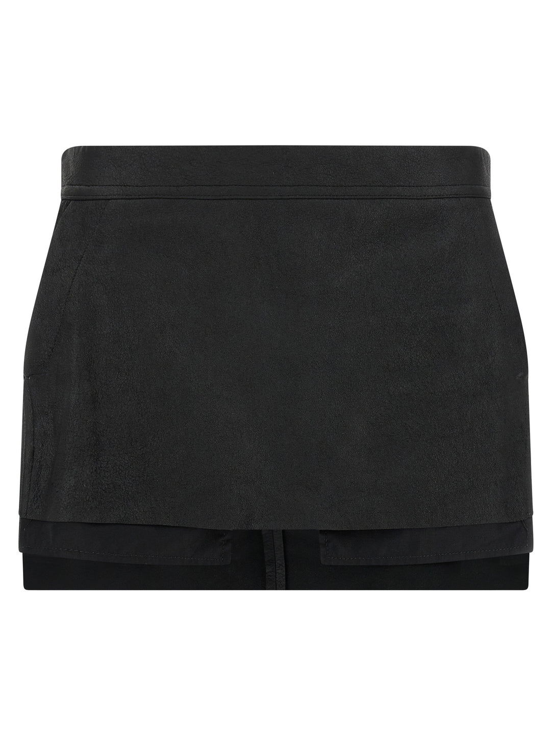 Rick Owens Fog Cutdff Skirts - Black | 9096076bdfba74d364a9b8f67c51e75f4df201be