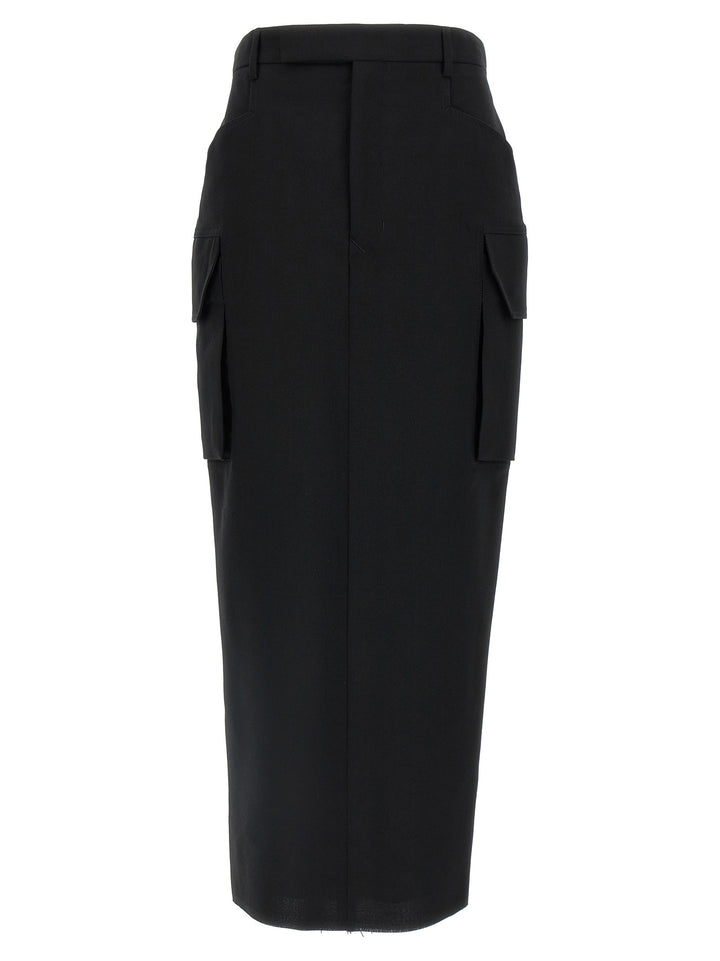 Rick Owens Firebanks Skirts - Black | d7843412918093417797c5d0e4c0a2b3c635e055