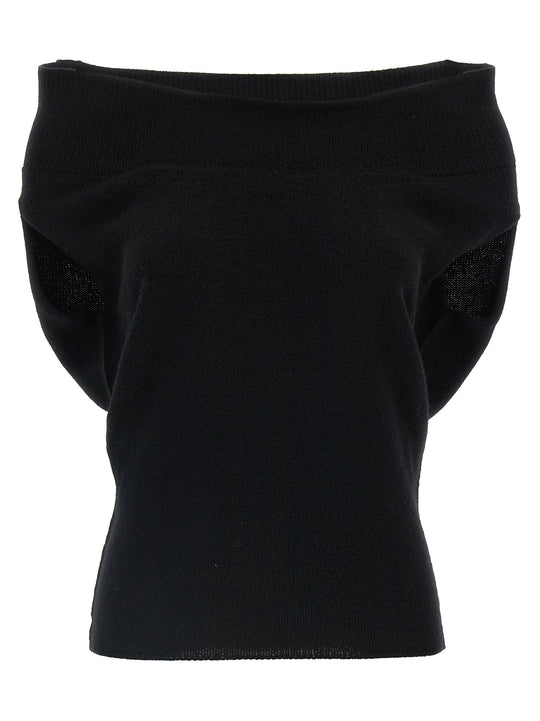 Sl Shroud Tops Black