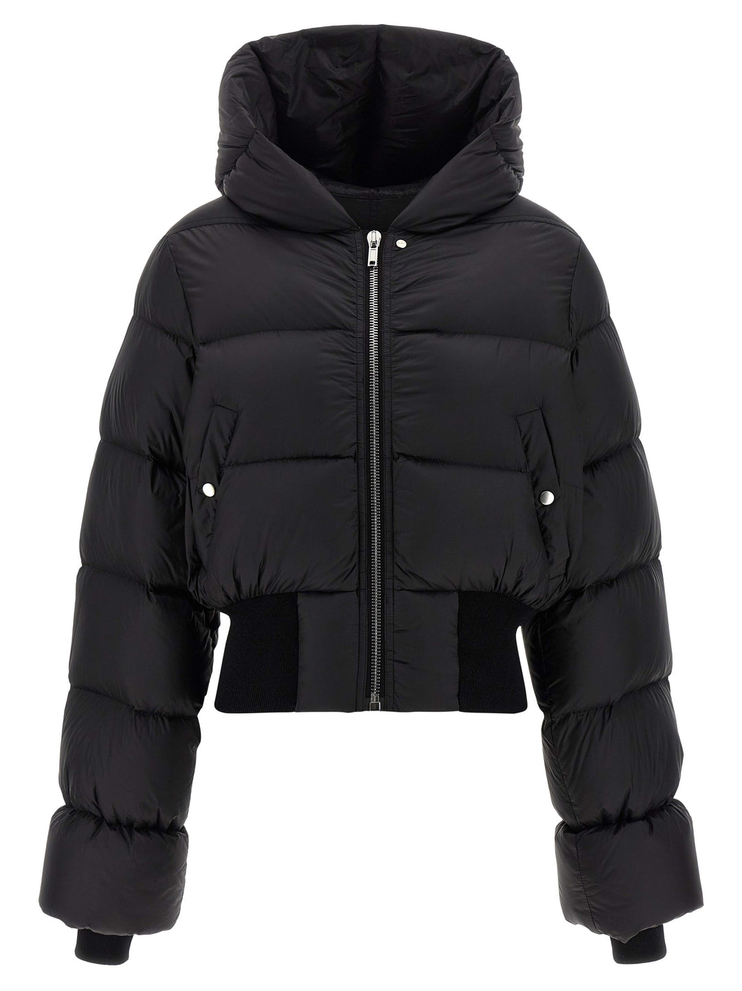 Rick Owens Bomber Jacket Puffer Jackets - Black | 1a26749b9f85f6d5ca8eede23a2e7f6247cd6748