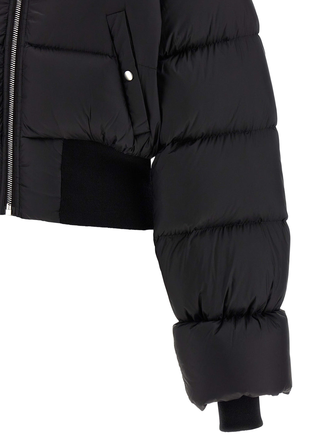 Rick Owens Bomber Jacket Puffer Jackets - Black | 3aa15f6c52f02eedb6862ddbc6ddf5330fe5bf26