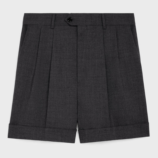School Boy Shorts In Wool