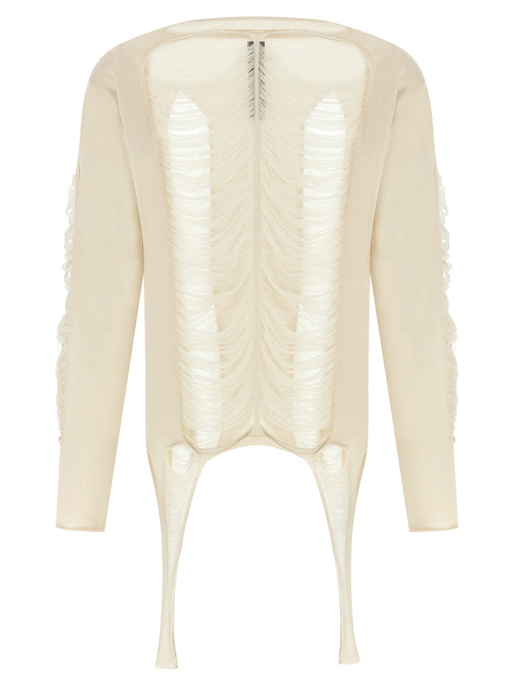 Rick Owens Ls Top Sweaters and Cardigans - White | 8ed5b28db7691bbe6ca4242e1cbd9b83de0dd7c6