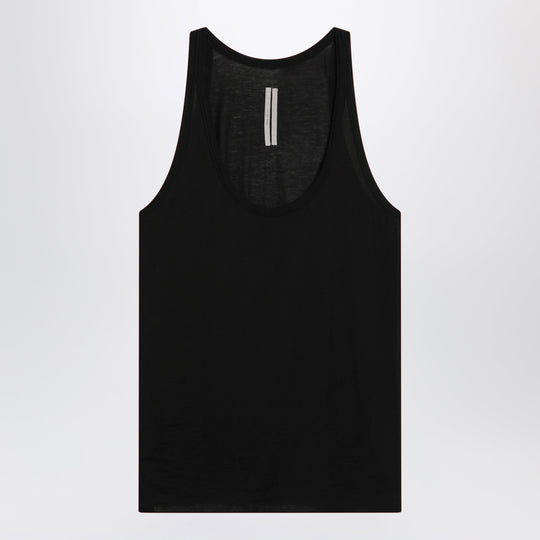 Black Pony Tank Top In Lightweight Cotton