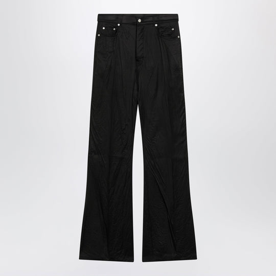 Black Bolan Bootcut Jeans In Cupro Twill