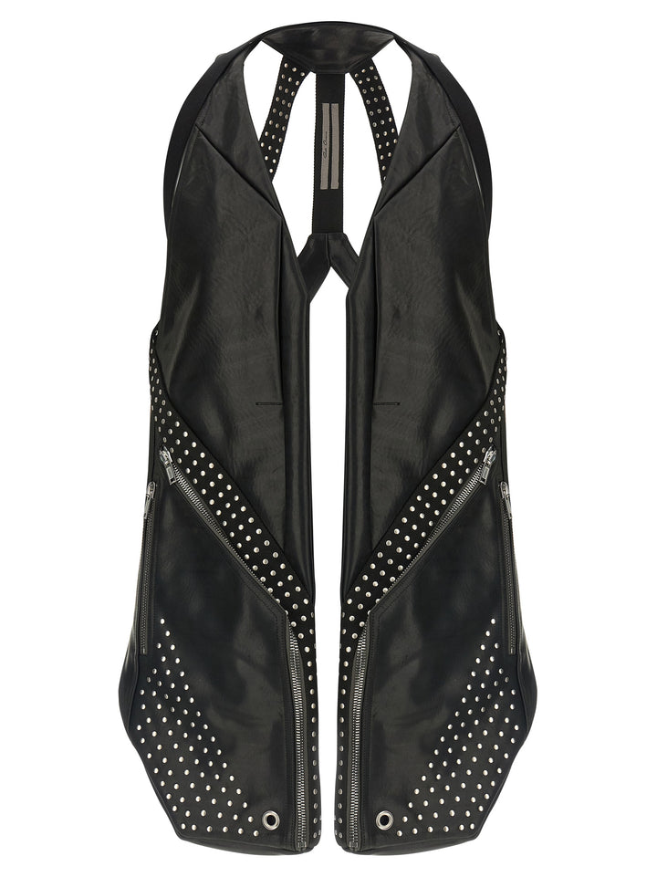Rick Owens Temple Gilet - Black | c3cebcf023d4440006f75b617e58afd3c13a14c9