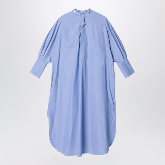 Light Blue Cotton Poplin Blouse