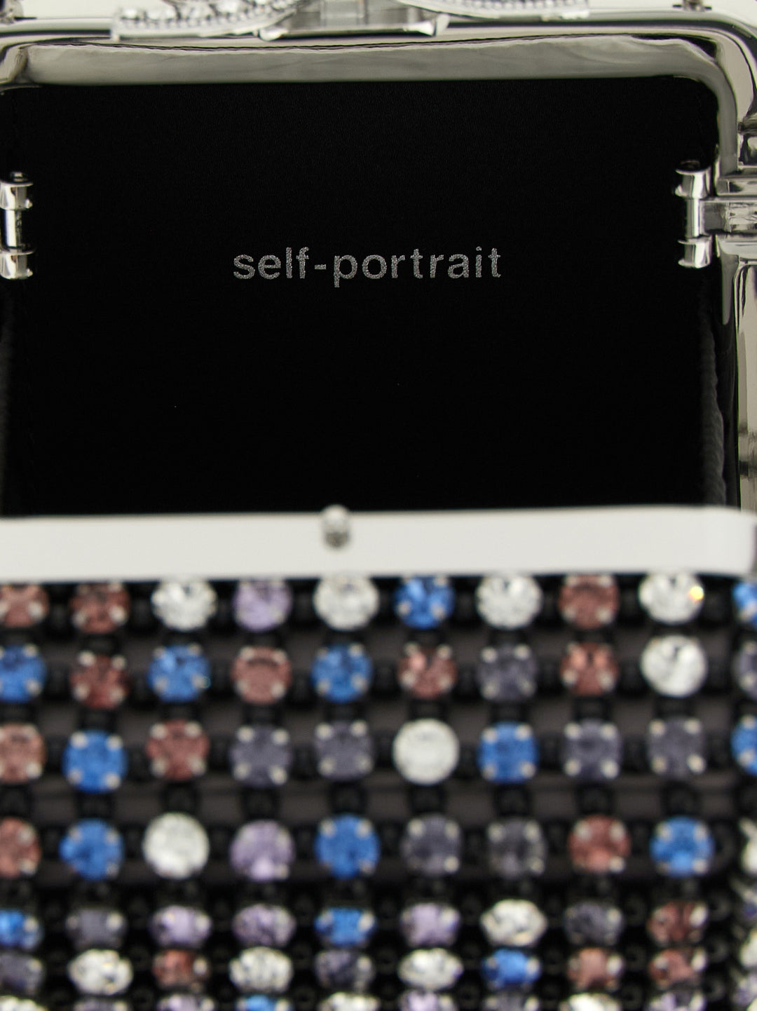 Self Portrait Multi Crystal Chainmail Hand Bags - Multicolor | 0118d73ba7c96422c4c83ae6b2458c2d0984f50b