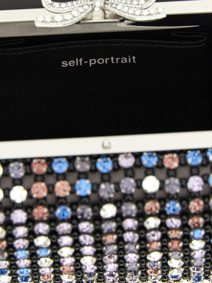 Self Portrait Multi Crystal Chainmail Clutch - Multicolor | 55ae1bf04f4e48d3d51bc7f00102a158a15e3a51