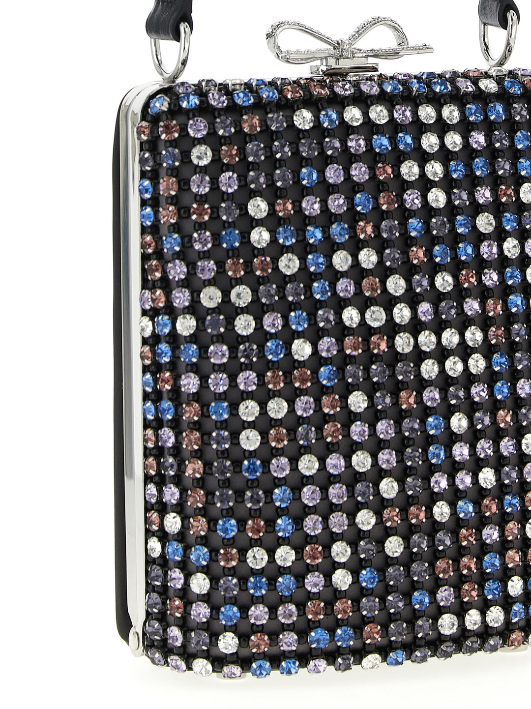 Self Portrait Multi Crystal Chainmail Hand Bags - Multicolor | 037cd2de342487c20d45dcd184a67eebfb23768f