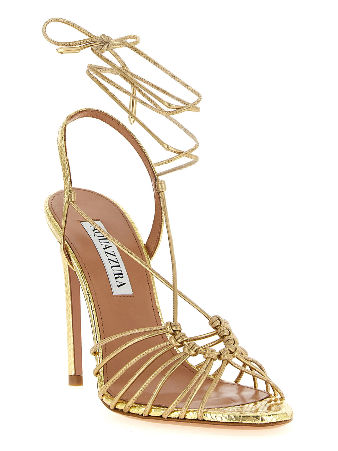 Aquazzura Ritmo Sandals - Gold | dd8748ffd59500d9d9d4a760fc5fd24a1c4bcd19
