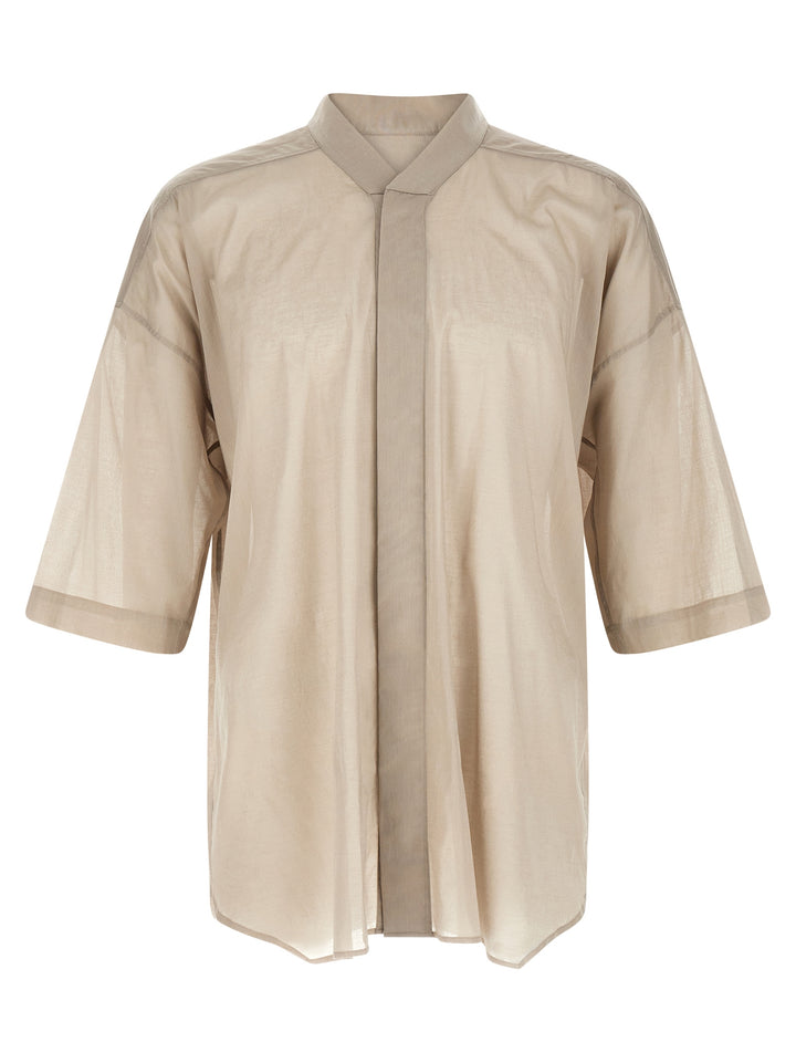 Rick Owens Jumbo Faun Shirt and Blouse - Gray | bfe3678f4270c435e7505249b4b475eee2803148