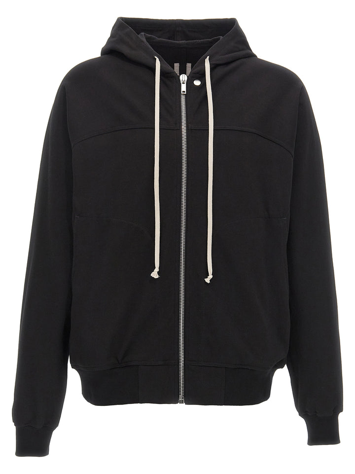 Rick Owens Windbreaker Sweatshirt - Black | e7aaa1e41f9e0bcc5b3cc6e299f0494ed44b2f51